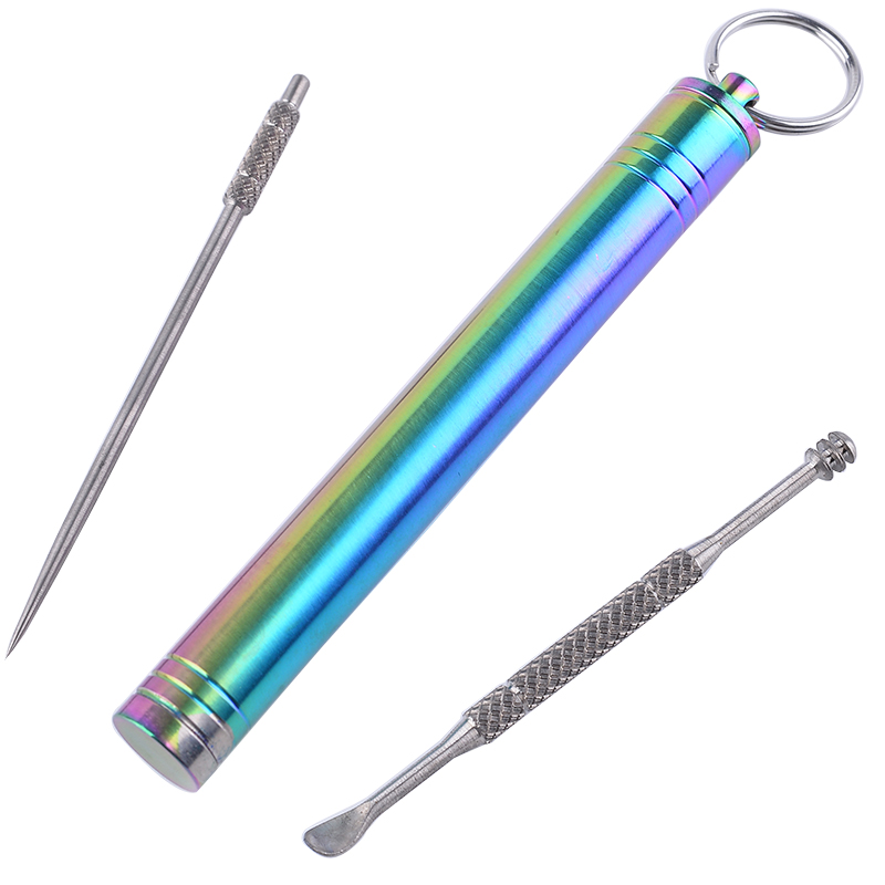 Pill Fob Capsule - Cápsula de Titânio para Pílulas, Estojo