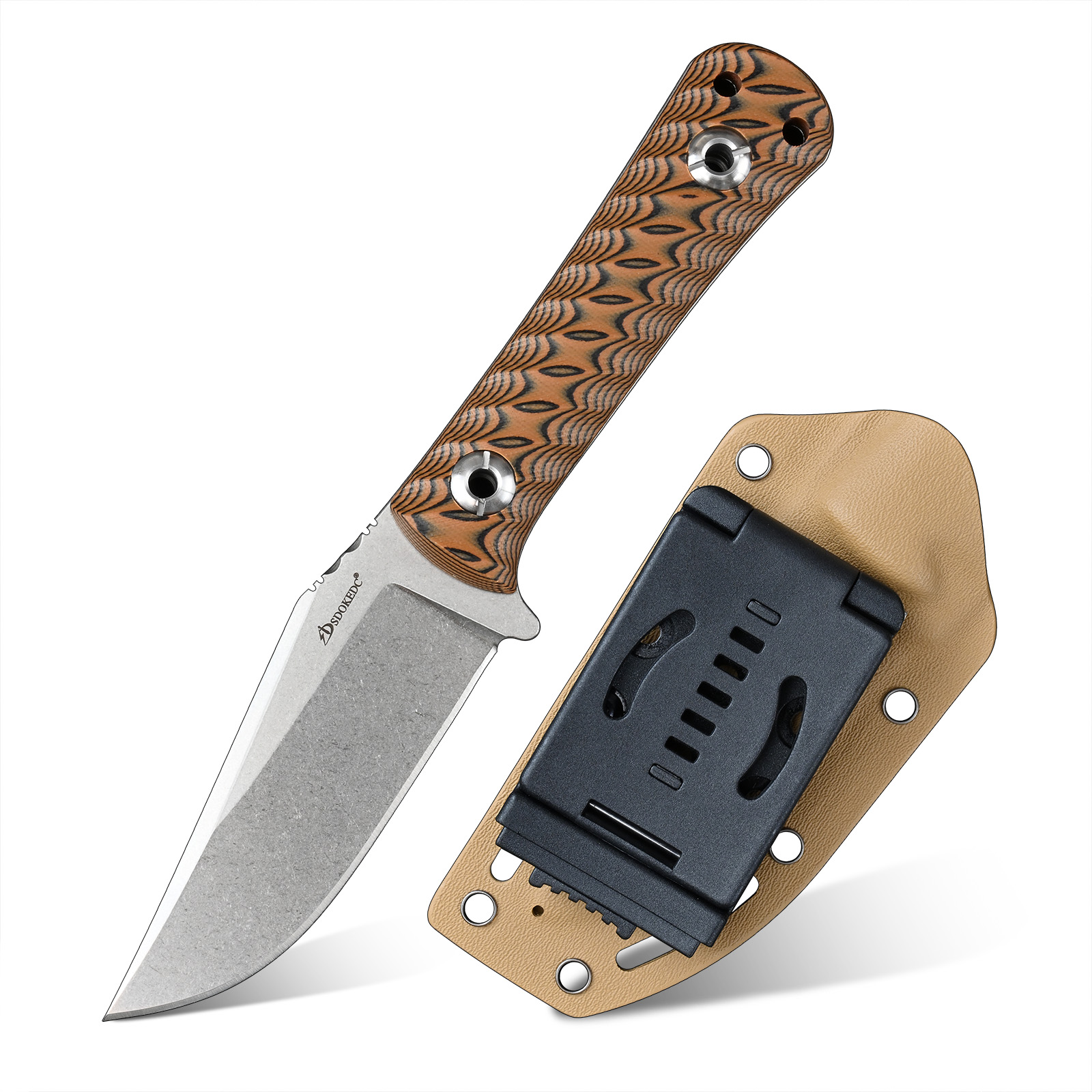 Edc Carry Fixed Blade Knife - SDOKEDC Ferramenta portátil de corte EDC,
