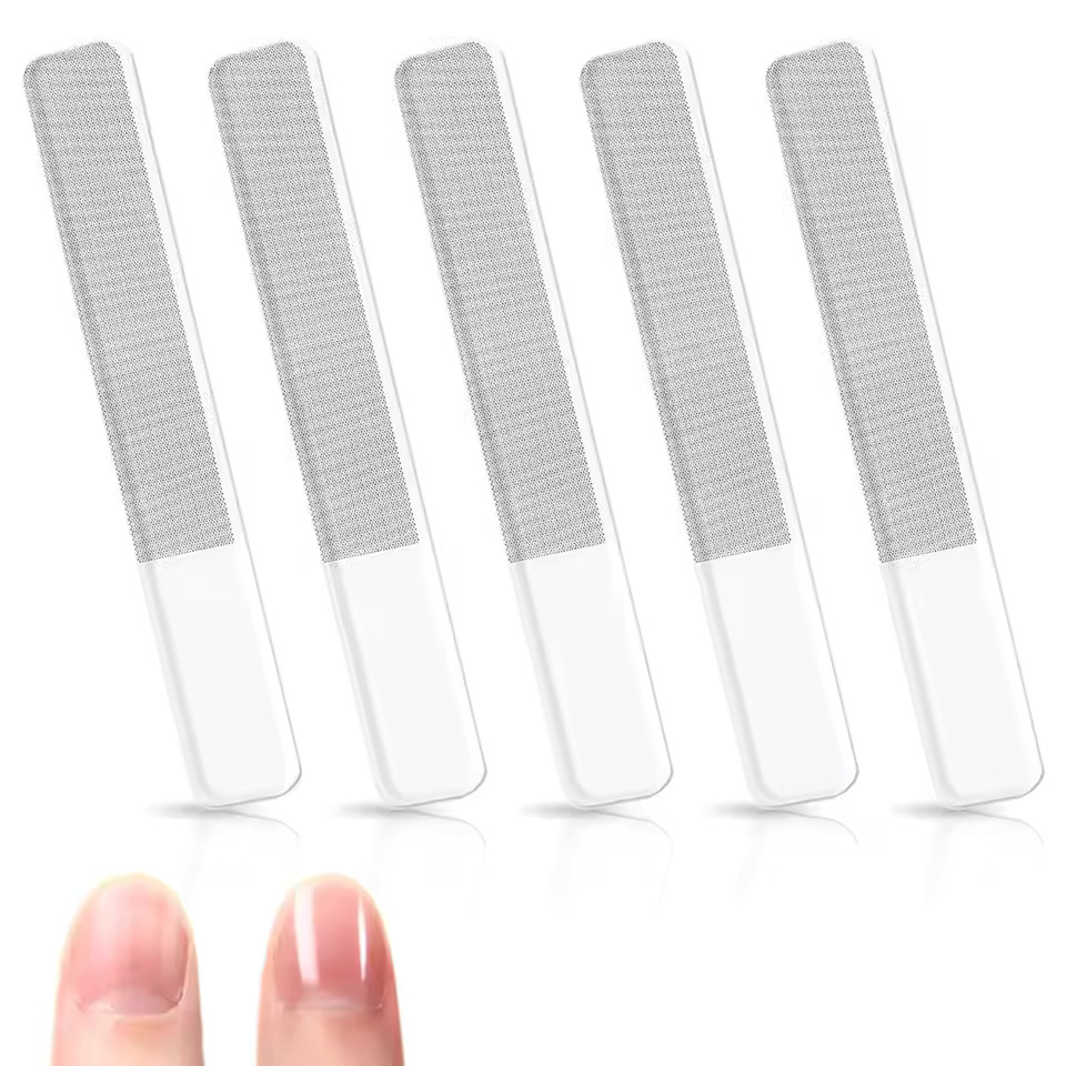 1/8 pces brilho do prego de vi - Nail File Titanium avaliação e preço