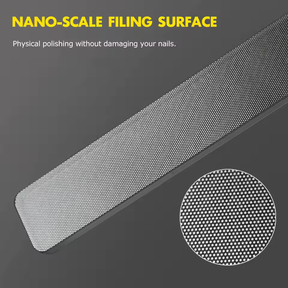 1/8 pces brilho do prego de vi - Nail File Titanium avaliação e preço