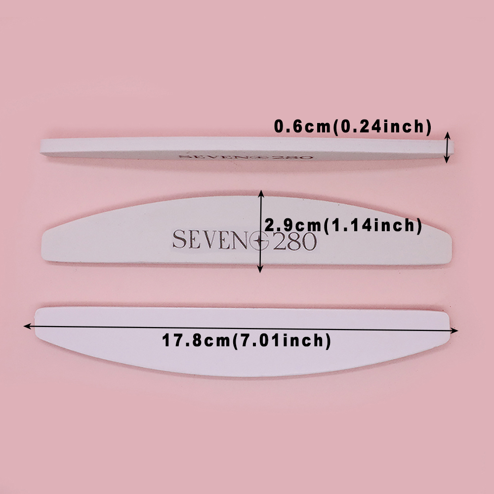12 Lixas de Unha Curvas de Rep - Nail File Titanium avaliação e preço