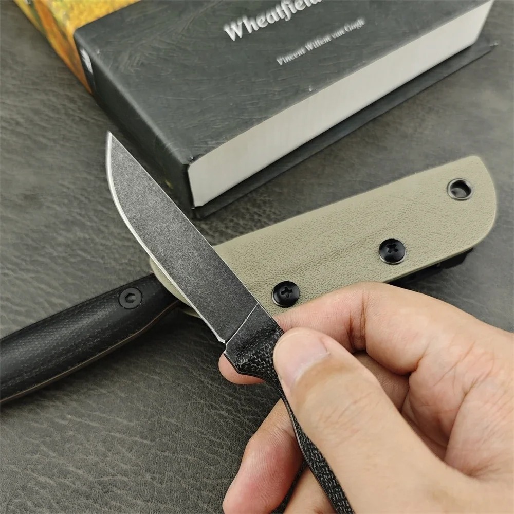 Canivete de bolso com lâmina f - Edc Carry Fixed Blade Knife avaliação e preço