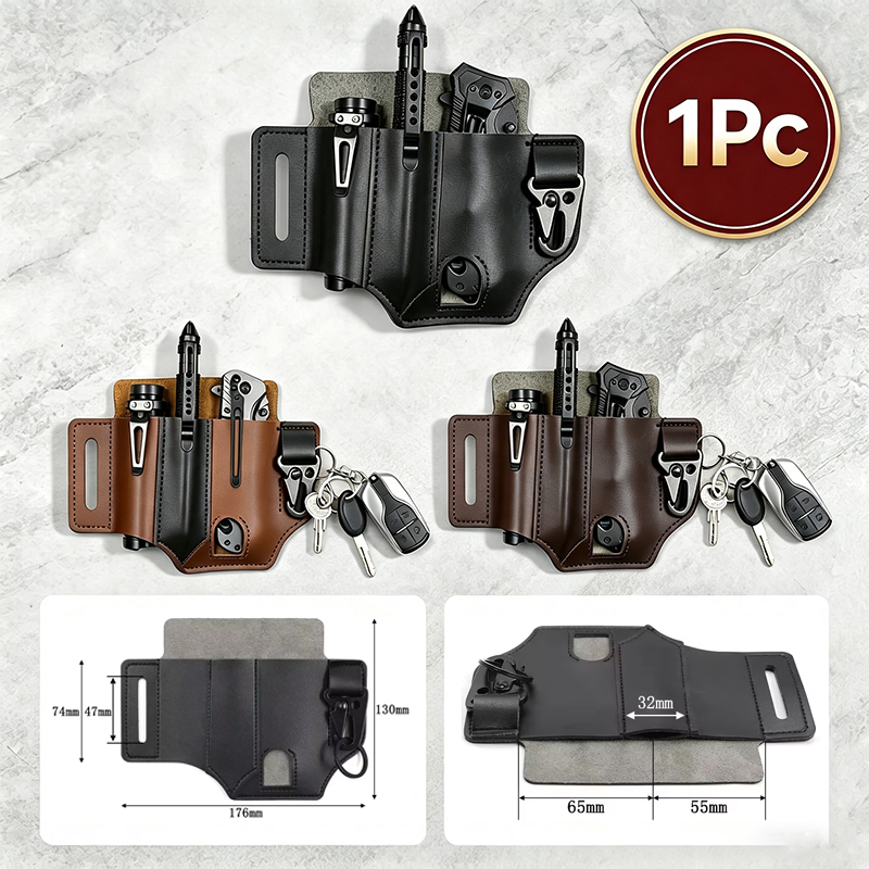 Cabide de cintura de couro por - Leather Edc. Carry Pouch avaliação e preço