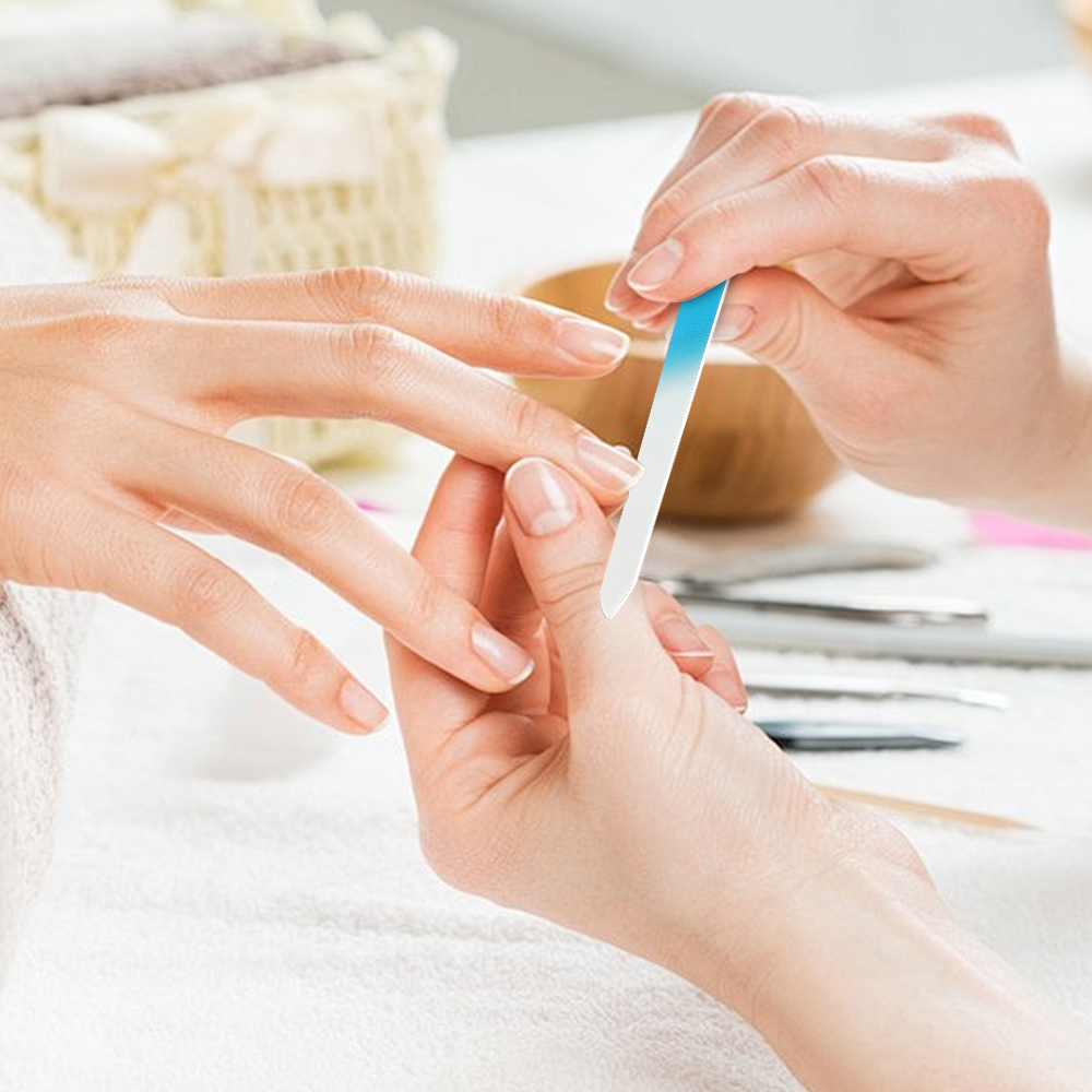 1pc arquivo de unhas de vidro  - Nail File Titanium avaliação e preço