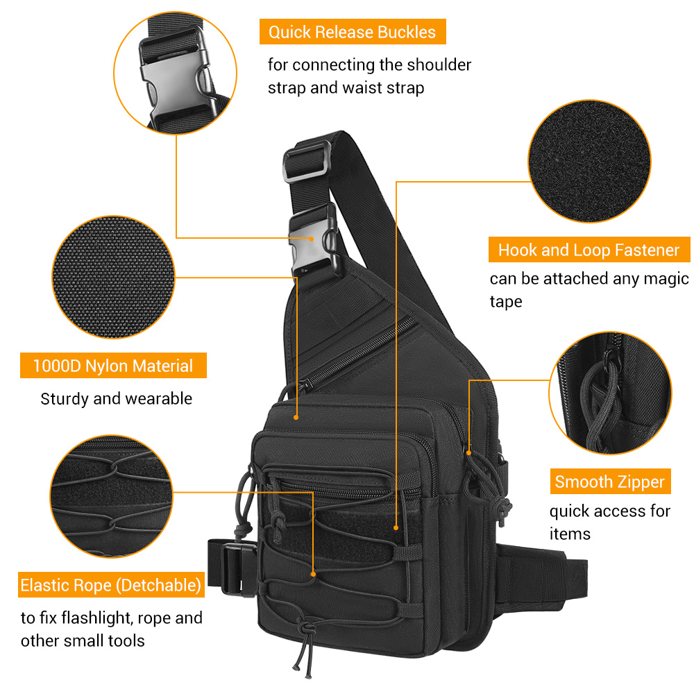 Bolsa Tática para Armazenament - Edc Pistol Carry Bag avaliação e preço