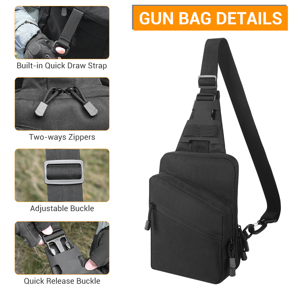 Bolsa de Acesso Rápido para Pi - Edc Pistol Carry Bag avaliação e preço