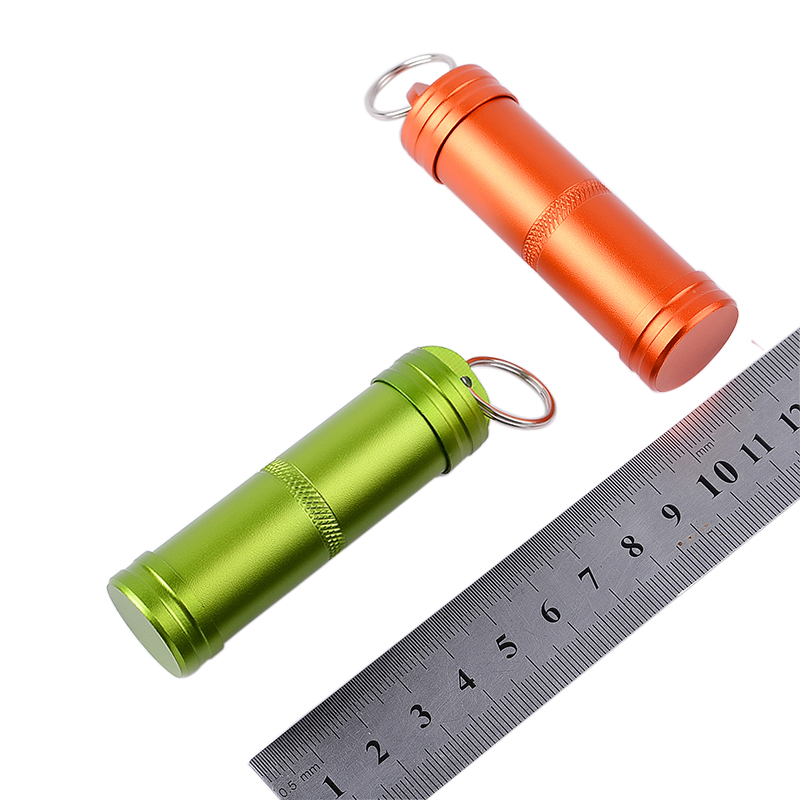 Impermeável hermético armazena - Pill Fob Capsule avaliação e preço
