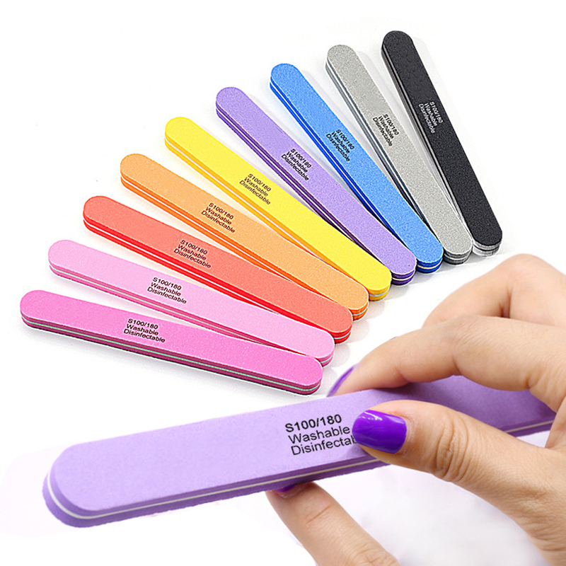 10 pçs/lote arquivos de unhas  - Nail File Titanium avaliação e preço