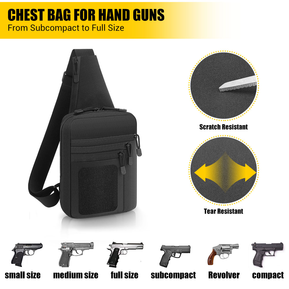 Bolsa Tática para Pistola, Est - Edc Pistol Carry Bag avaliação e preço