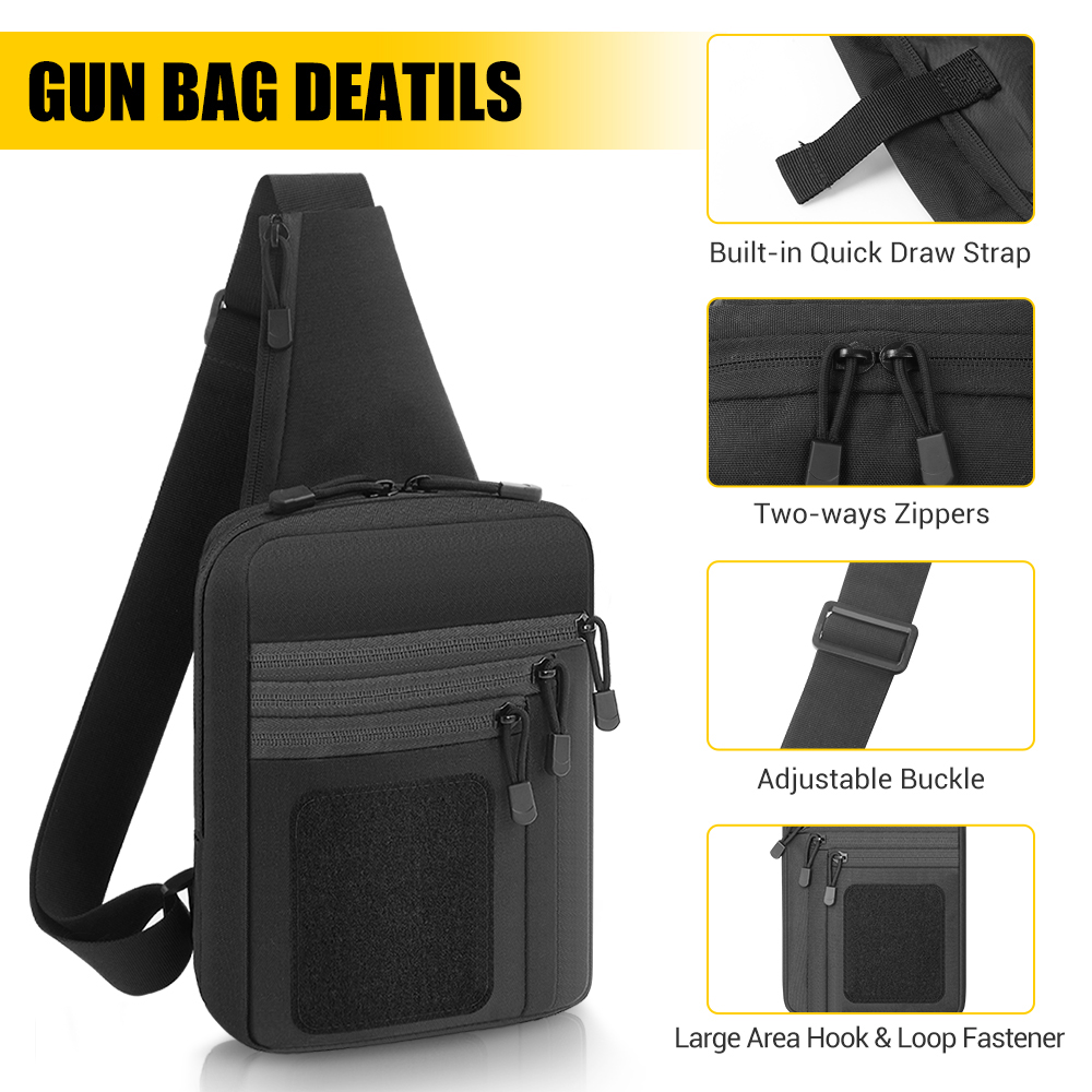 Bolsa Tática para Pistola, Est - Edc Pistol Carry Bag avaliação e preço