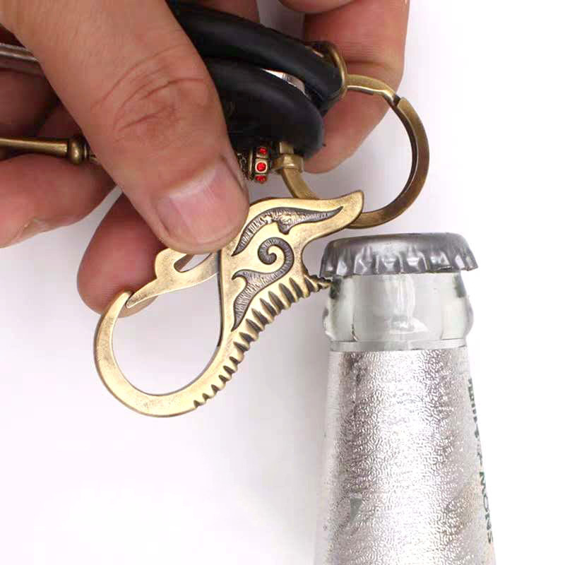 Tronco de bronze elefante padr - Bottle Opener Keyring avaliação e preço
