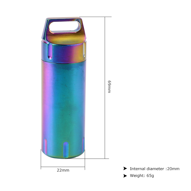 Cápsula hermética com recipien - Pill Fob Capsule avaliação e preço