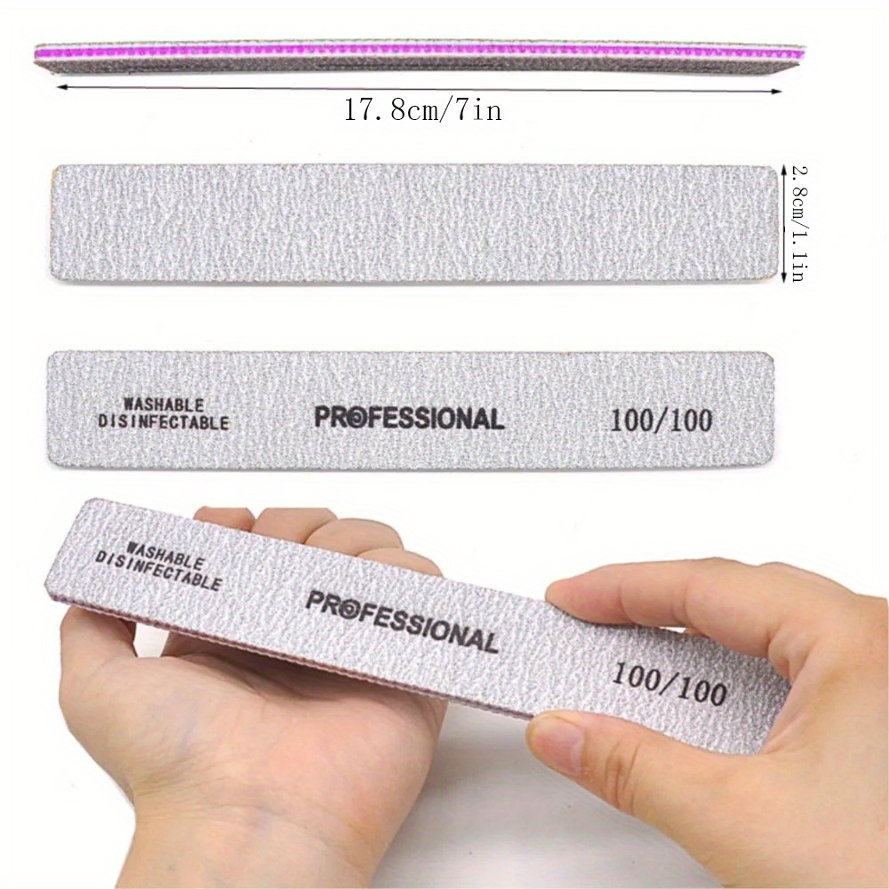 Lixa Reta para Unhas 80/100/18 - Nail File Titanium avaliação e preço
